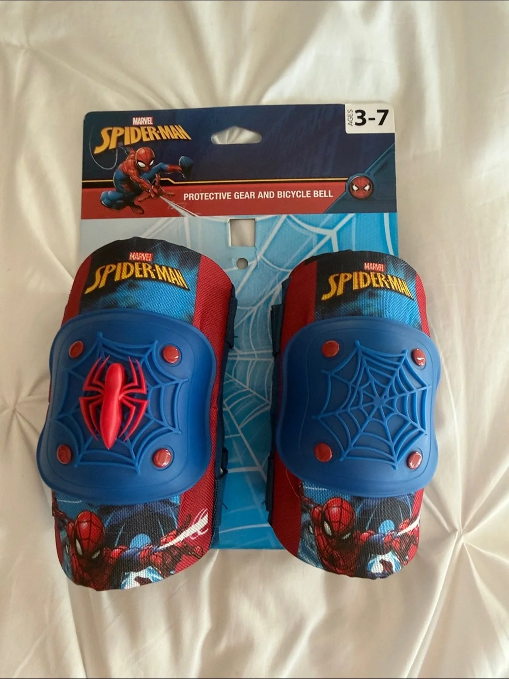Marvel Spider-Man Blue and Red Kids Protective Gear Set